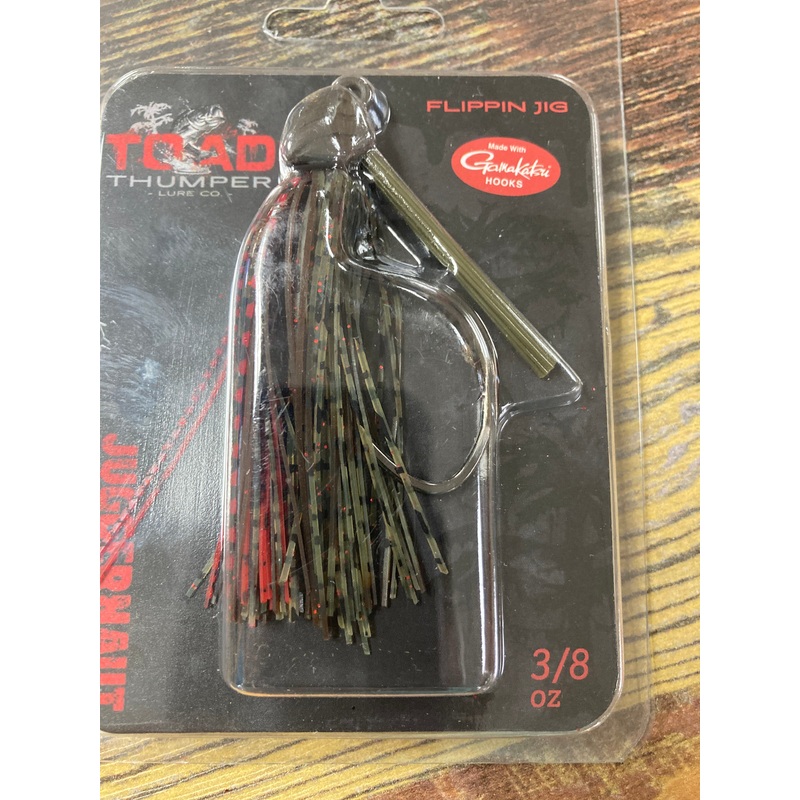 Toad Thumper Juggernaut Jig 3/8 oz. Delta Red