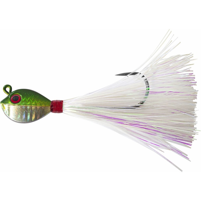 Tsunami Fluke Mania Jig with Mylar Flash Dressing