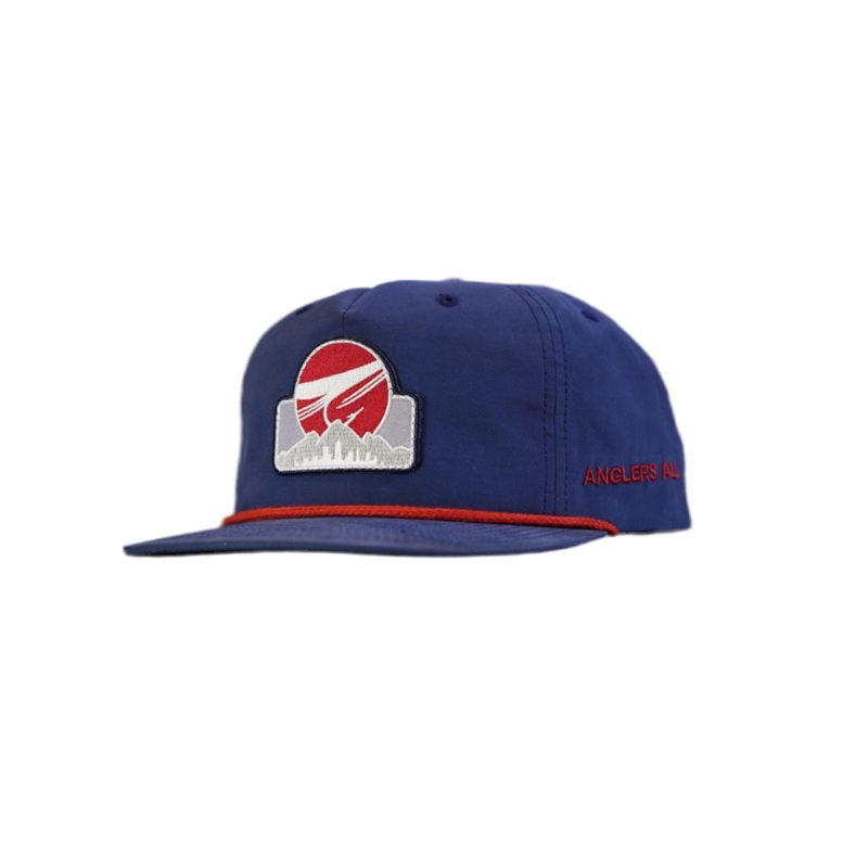 Anglers All Skyline Patch Rope Hat – Navy
