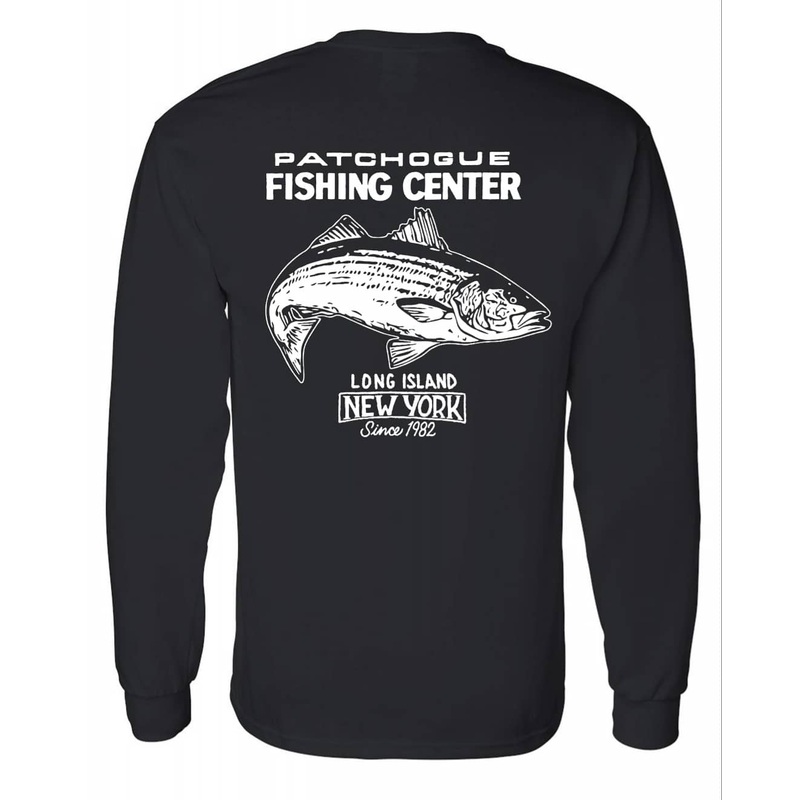 J&J Sports “Patchogue Fishing Center”  Long Sleeve T-Shirt