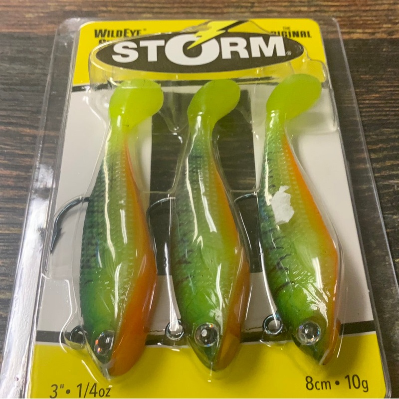 Storm Wildeye Swim Shad 3″ 1/4 oz. Fire Tiger