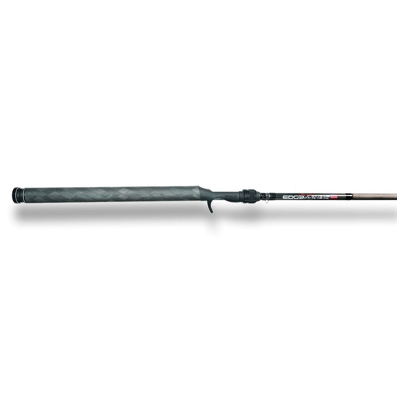 Used Baitcast Rod – Edge Rods Black Widow 7’3″ Medium Heavy Fast 9/10