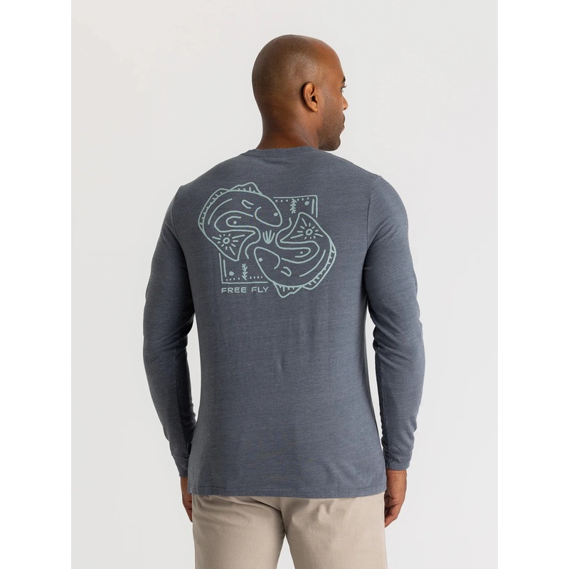 Free Fly Dueling Reds Long Sleeve