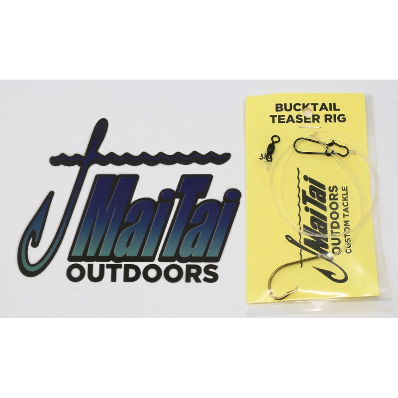 MaiTai Fluke Bucktail Teaser Rig