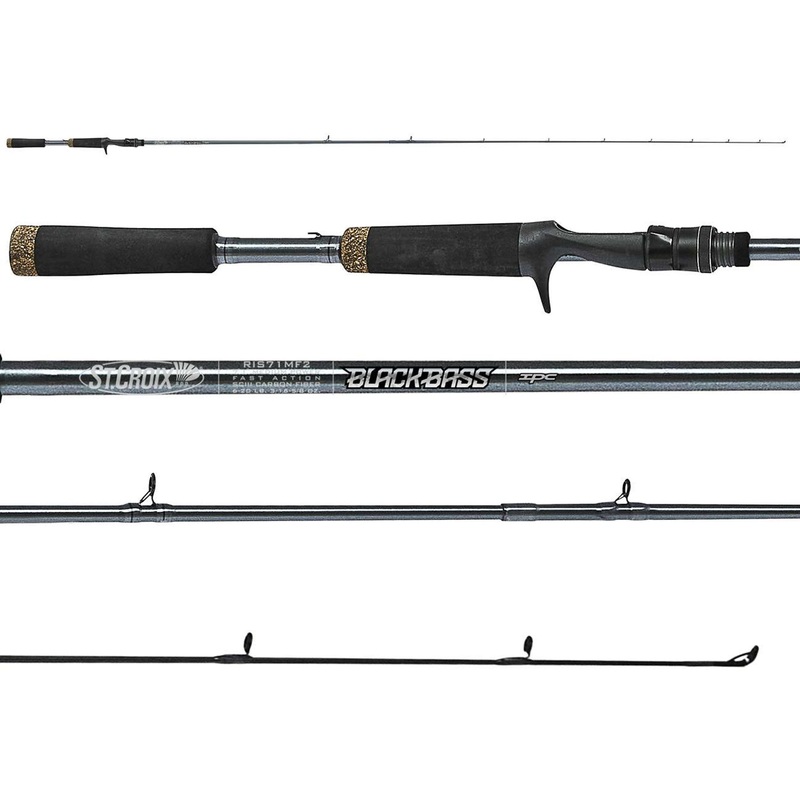 St. Croix 7’10” Black Bass Casting Rod RIC710HMF