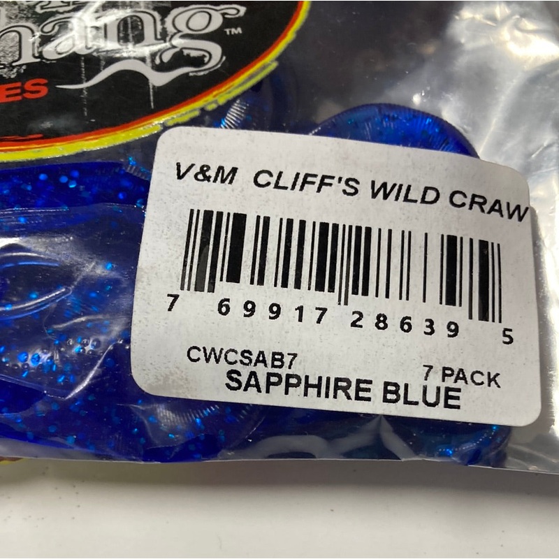 V&M Cliffs Wild Craw – Sapphire blue