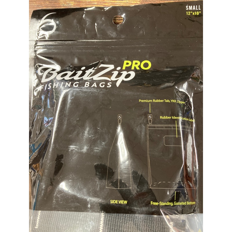 6th Sense Pro Bait Zip Bags Sm 12×10