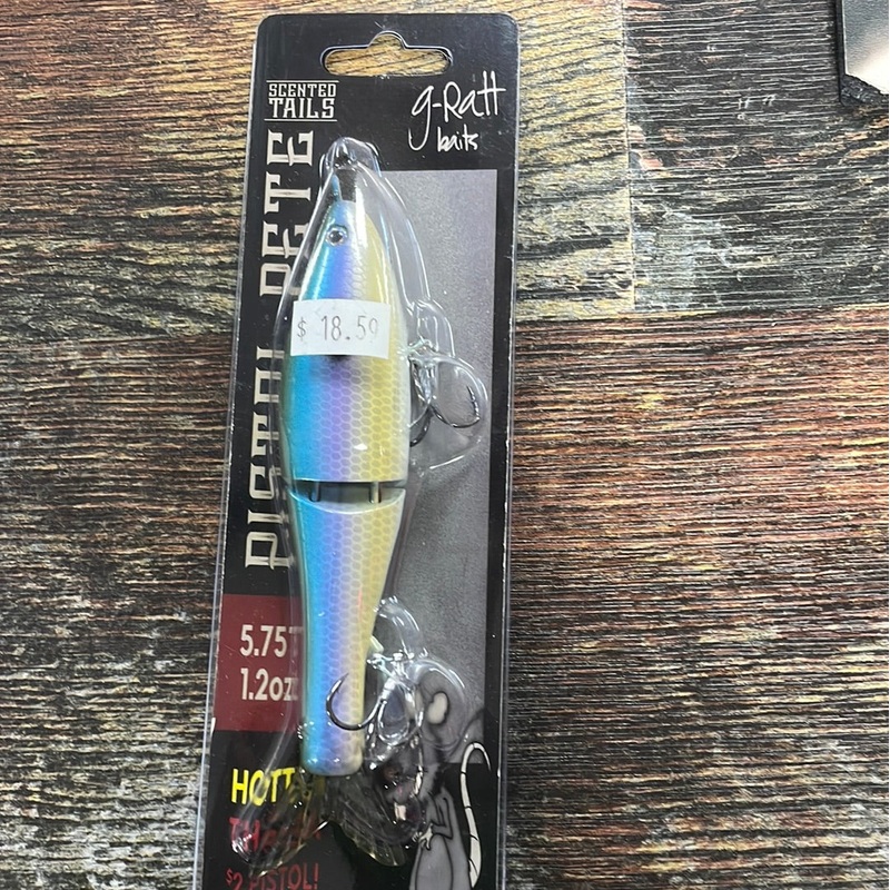 g-Ratt Pistol Pete 5.75 1.2 oz American Shad