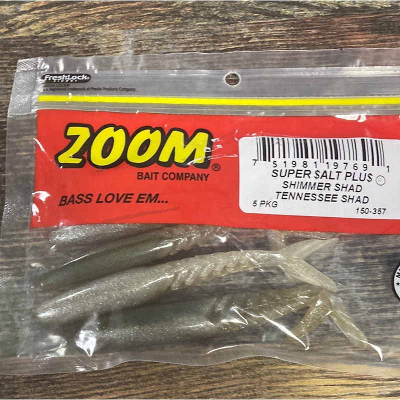 Zoom Shimmer Shad – Tennessee Shad