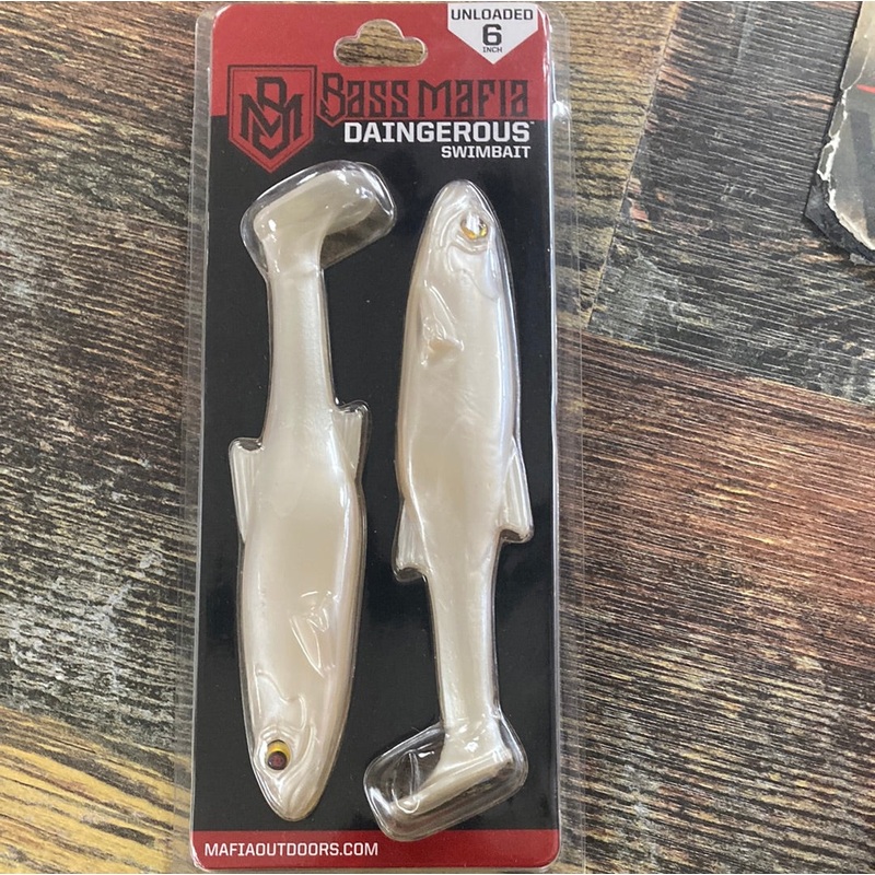 Bass Mafia Daingerous Swimbait 6 (2pk) Albino
