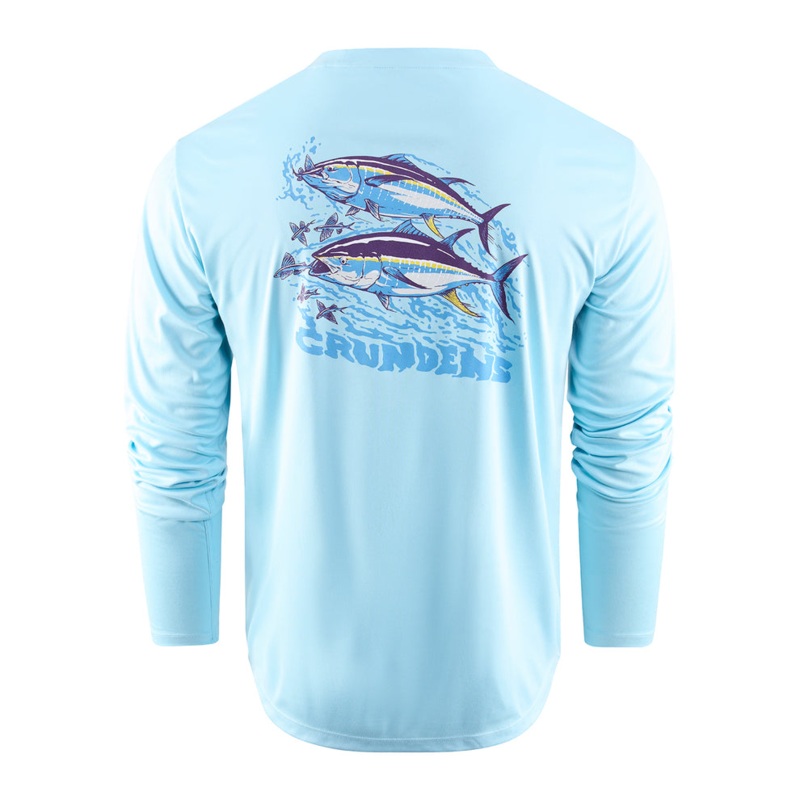 Grundens Twin Tuna Long Sleeve Tech Tee