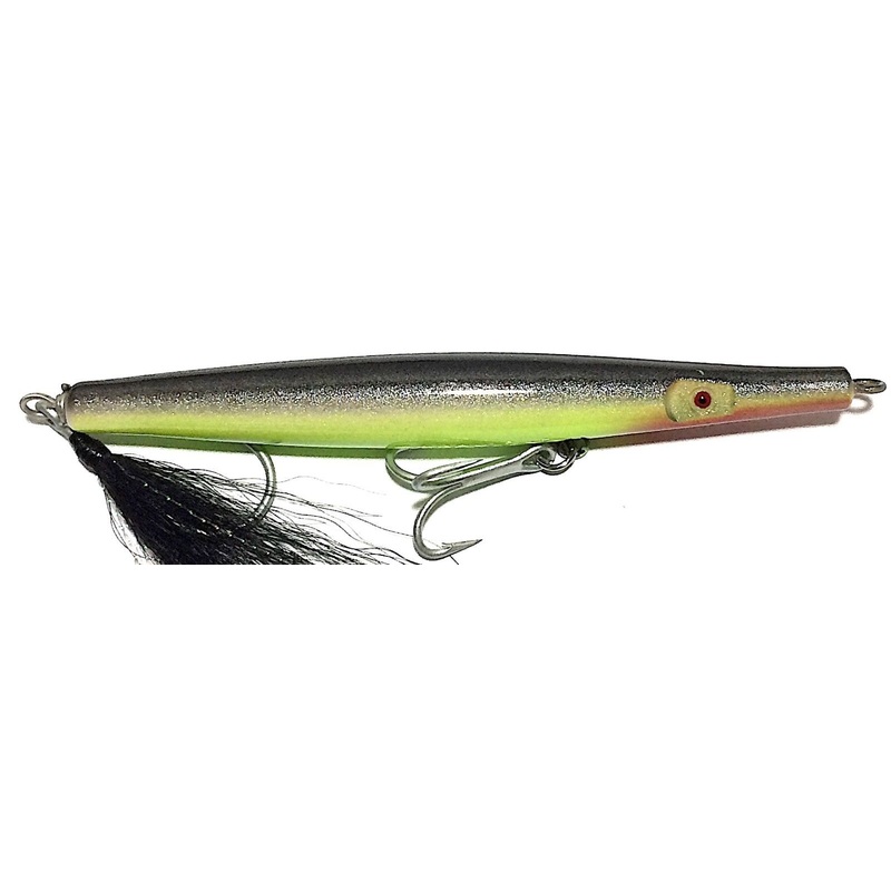 Super Strike Super “N” Fish 1.7oz Needle Fish Black Chartreuse