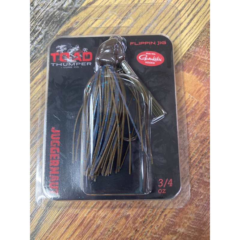 Toad Thumper Juggernaut Jig 3/4 oz. Blue Craw