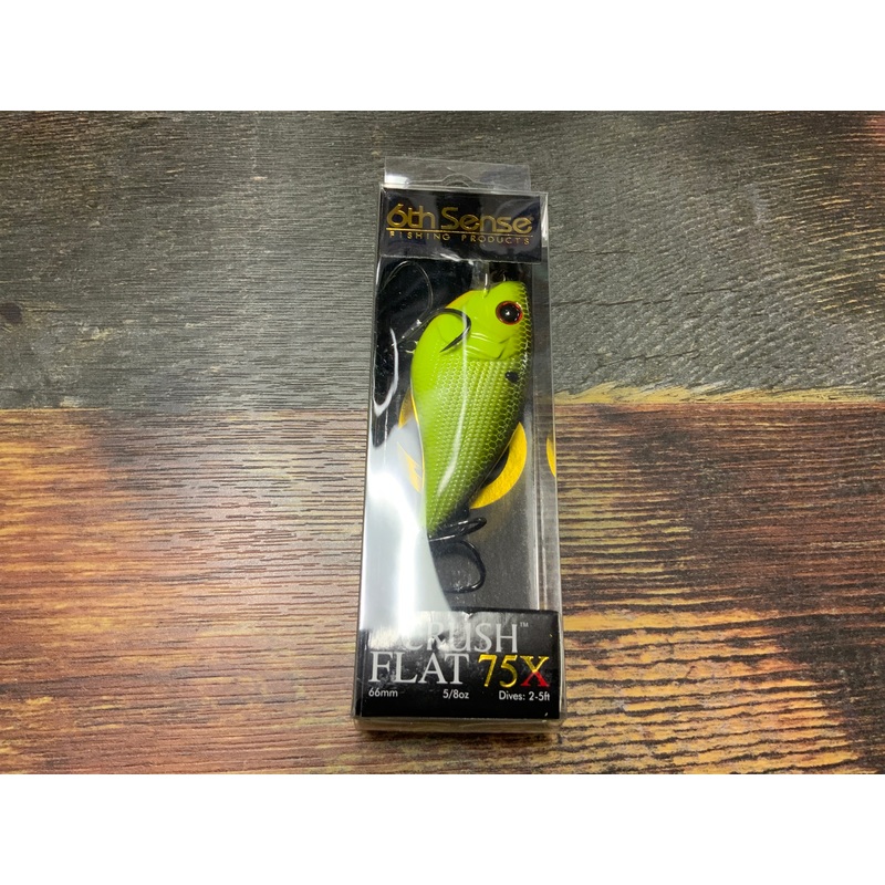 6th Sense Flat 75 – Chartreuse Black Back