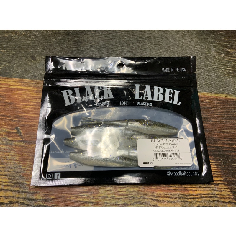 Black Label Hi Roller 3.8″ Gizzard Shad