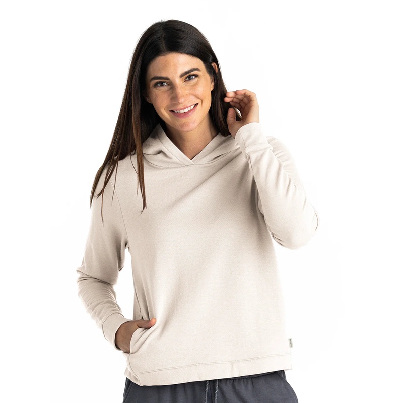 Free Fly Women’s Bamboo Lightweight Fleece Cropped Hoodie