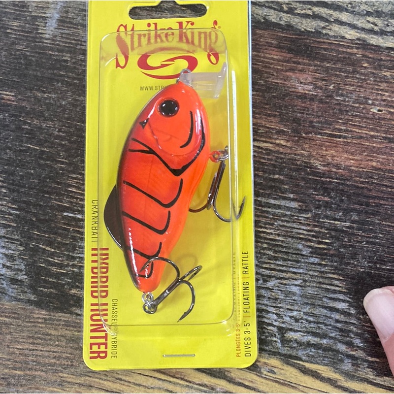 Strike King Hybrid Hunter Crankbait 1 oz. Fire Craw