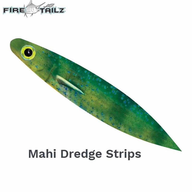 Fire Tailz 14″ Printed Dredge Strips 12PK