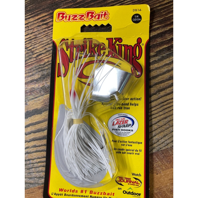 Strike King Buzz Bait 1/4 oz. White