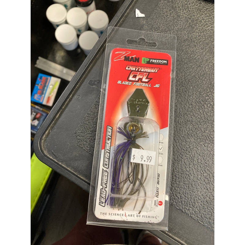 Z Man CFL Chatterbait Fball Jig 1/2 oz. Moneymaker