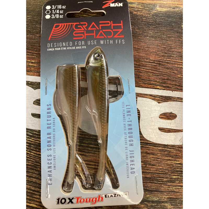 Z Man Graph Shad 1/4 oz. 3.8″ AYU