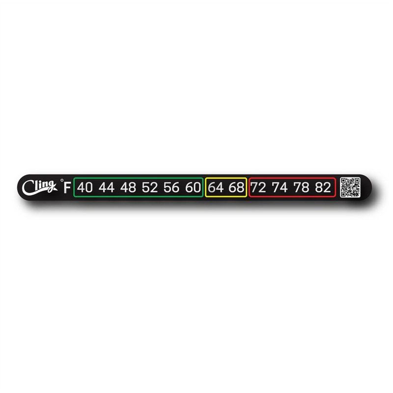 Cling – Temperature Tape – Stick on Thermometer