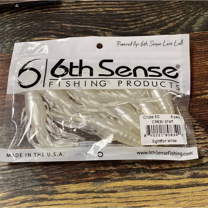 6th Sense Crube 3.0″ Sightfish White