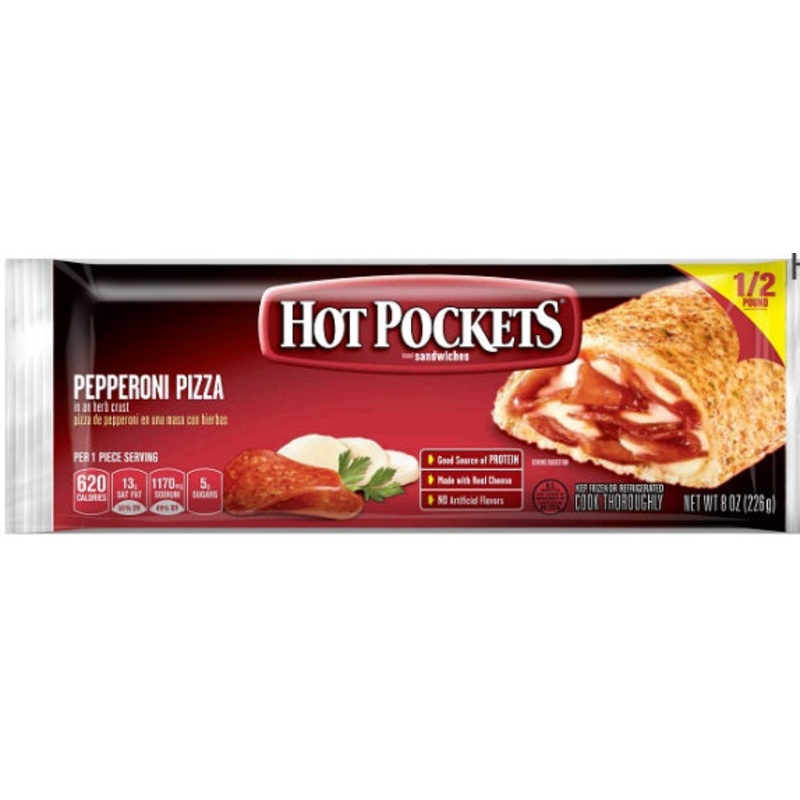 Hot Pockets Pepperoni Pizza 8 oz.
