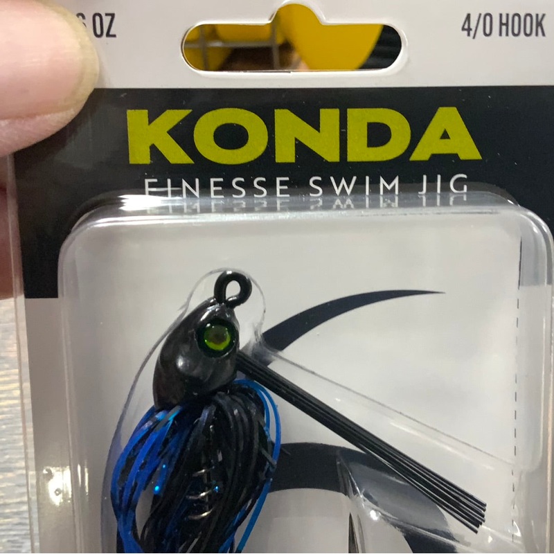 KONDA Finesse Swim Jig 5/16 oz. 4/0 Black Blue