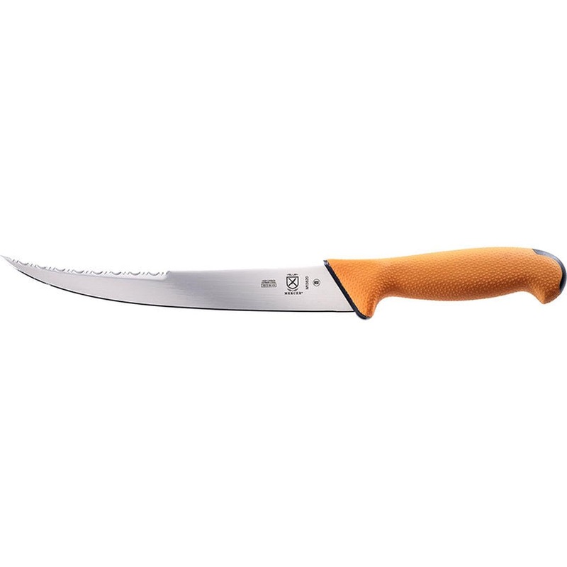 MERCER SPORT Orange Sport Handle Dual Edge Flex 8″ Fillet with Sheath