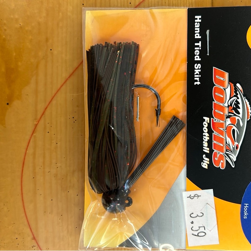 Dobyns Football Jig 1/4 oz. Rootbeer/Green Pumpkin Craw