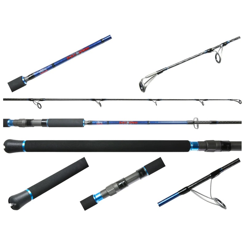 Jigging World Black Widow Spinning Popping Rods