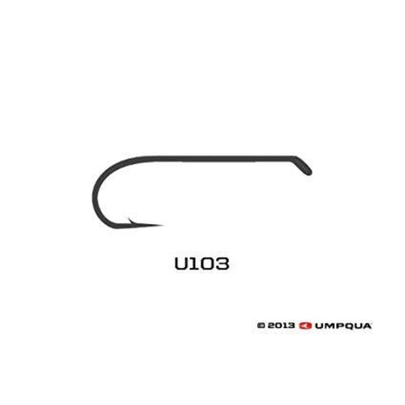 Umpqua U-Series U103 Nymph /Streamer Hooks – 50 Pack