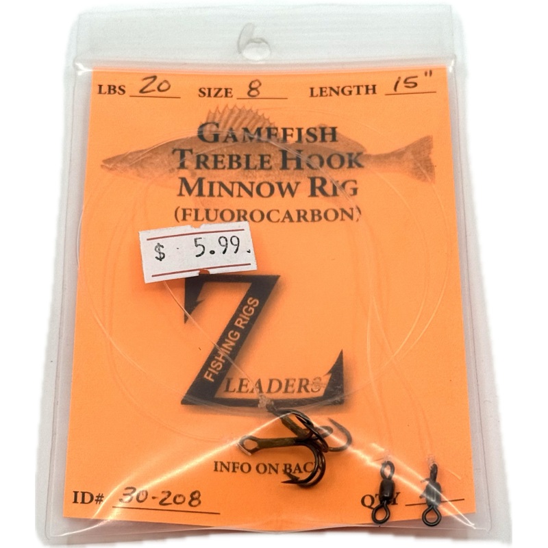 Z -Leaders | Gamefish treble hook