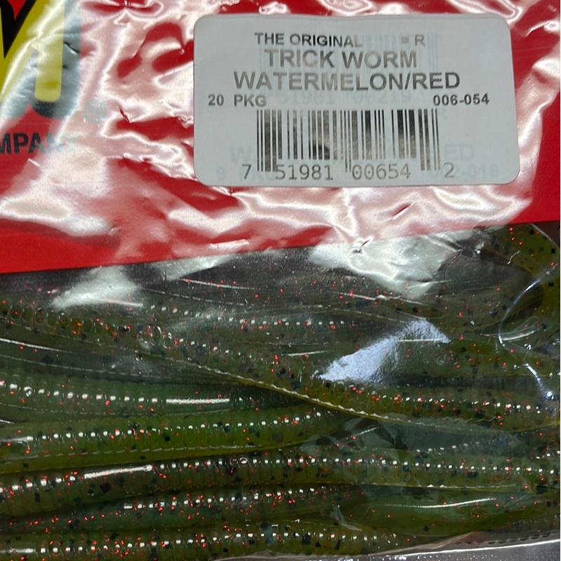 Zoom Trick Worm – Watermelon Red