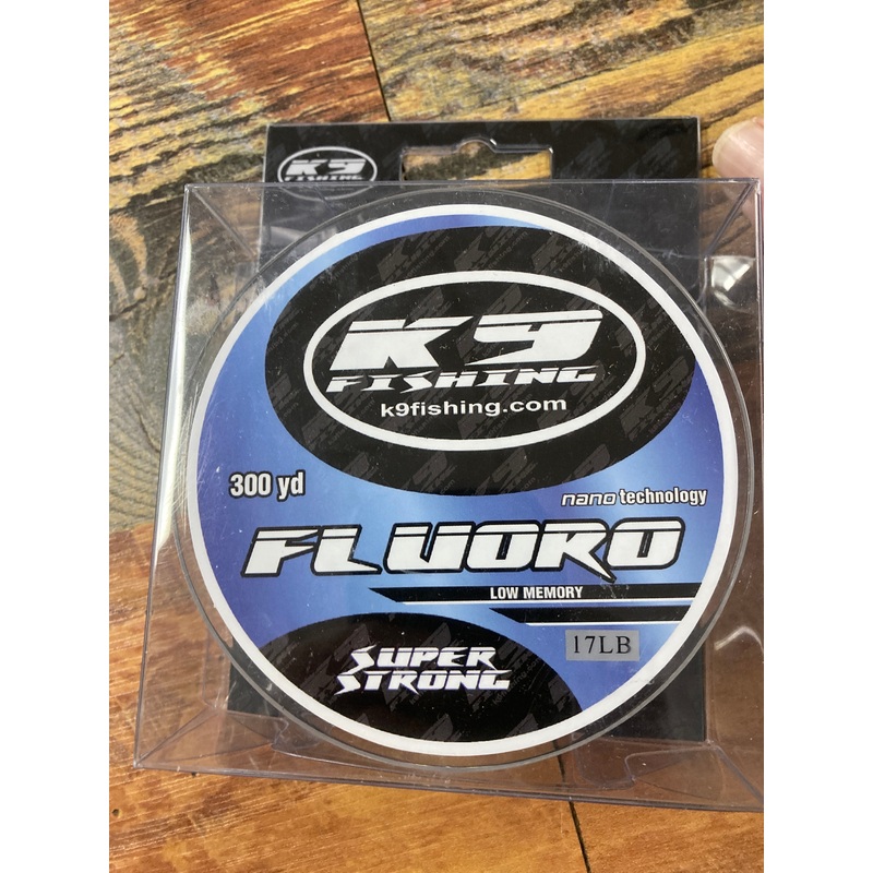 K9 Fishing Fluoro 17 lb. 300 yd.