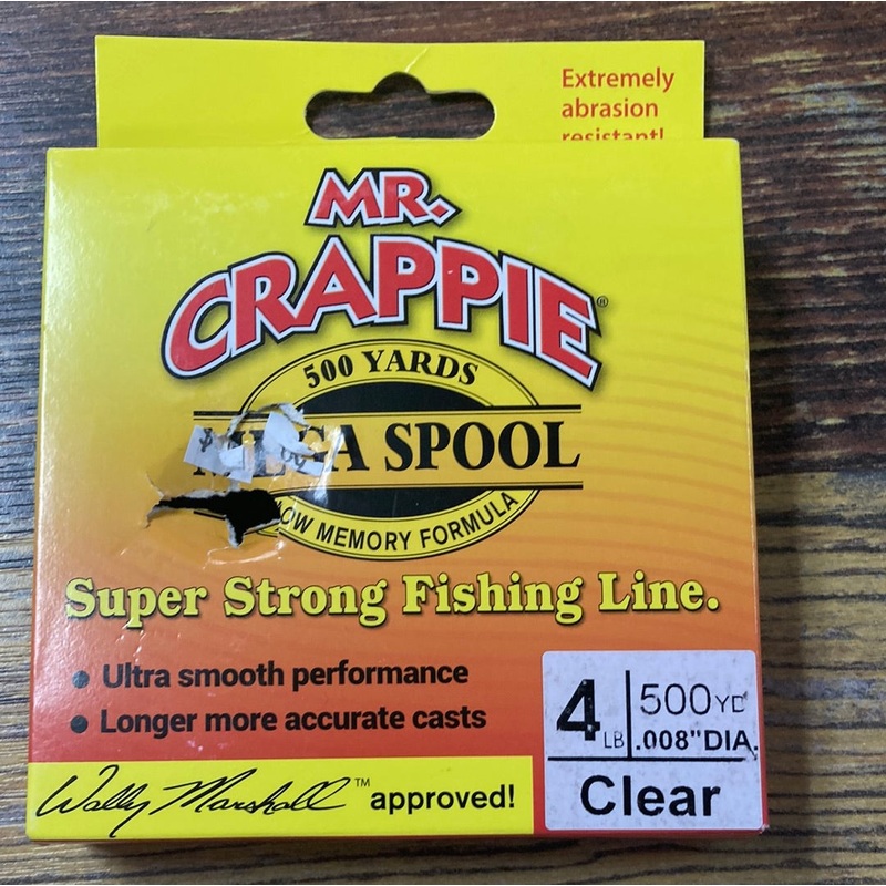Mr Crappie Clear Mono 4 lb. 500 yd