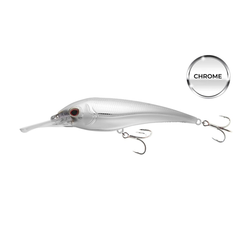 Nomad DTX Minnow Chrome Limited Edition Heavy Duty Sinking Trolling Lure