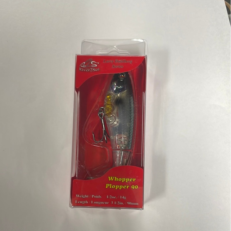 River Sea Whopper Plopper 90 1/2 oz. Abalone Shad