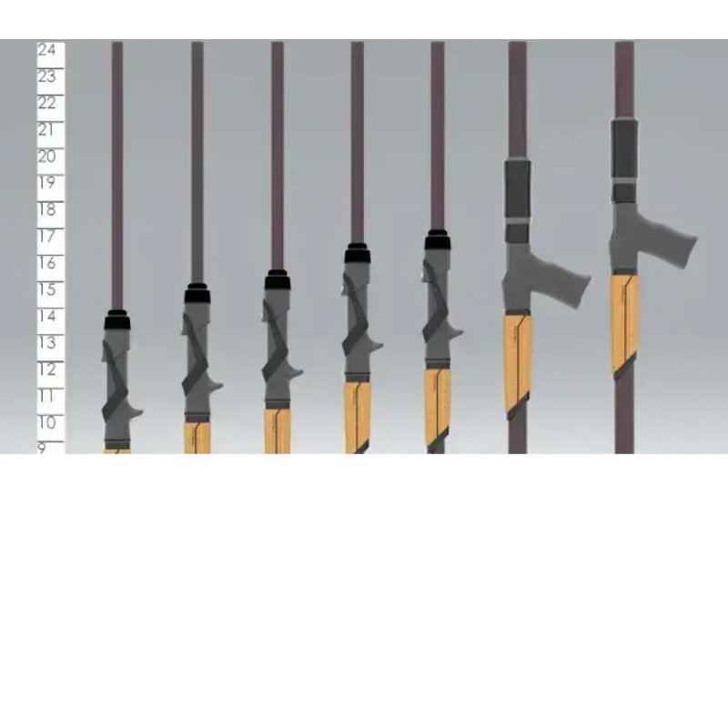 St. Croix Mojo Bass Trigon Casting Rod – 7’5″ Medium  Heavy Fast JOC75MHF
