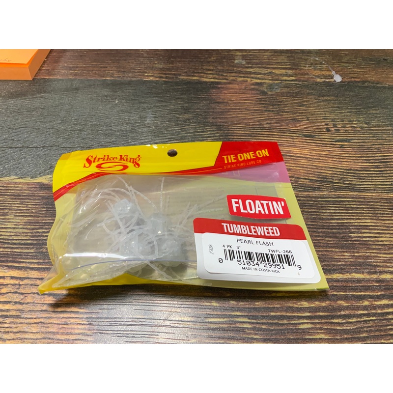 Strike King Tumbleweed Floatin’ 3″ Pearl Flash