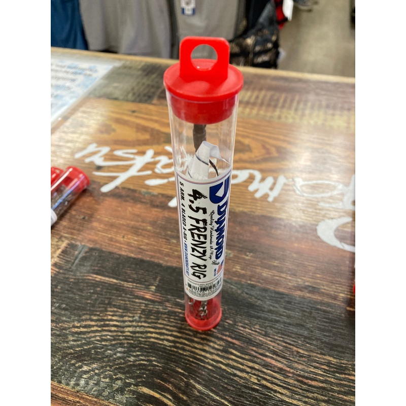 Diamond Umbrella Rig Bladed 4.5″ Nickle – 5 Arm, 4 Blade