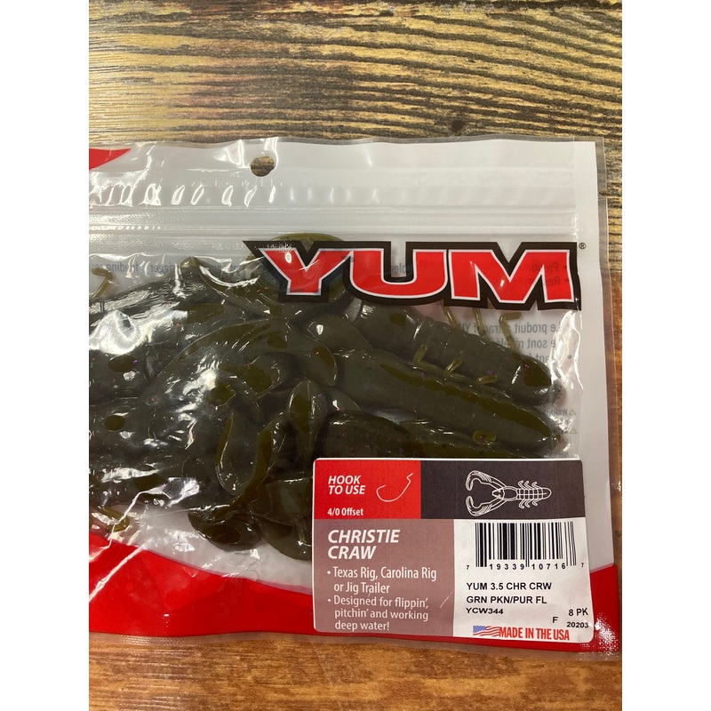 Yum 3.5 Christie Craw Green Pumpkin / Purple
