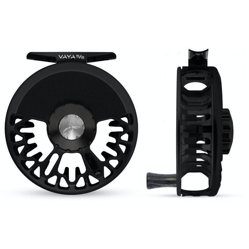 Abel Vaya 5/6 Fly Reel – Black / Black Drag Knob & Ebony Handle