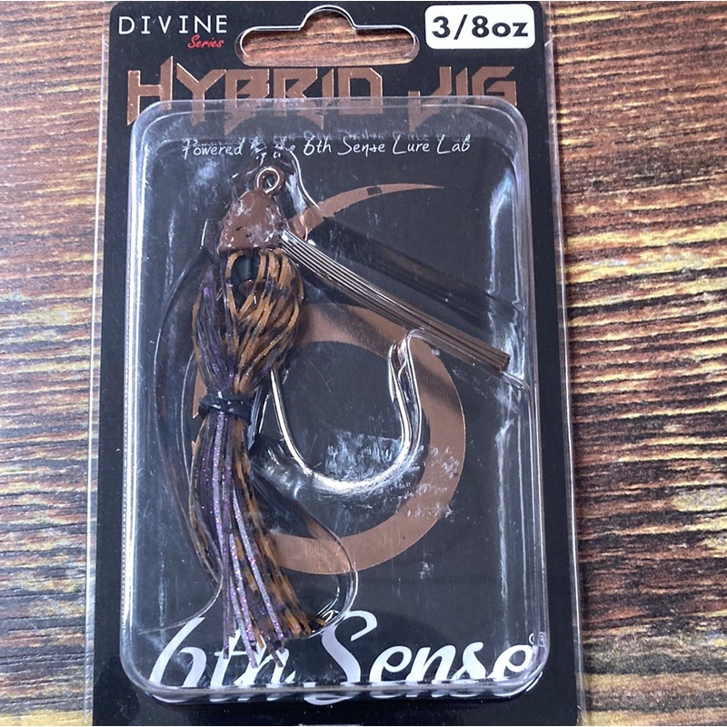 6th Sense Divine Hybrid Jig 3/8 oz. PB Smoke Jelly