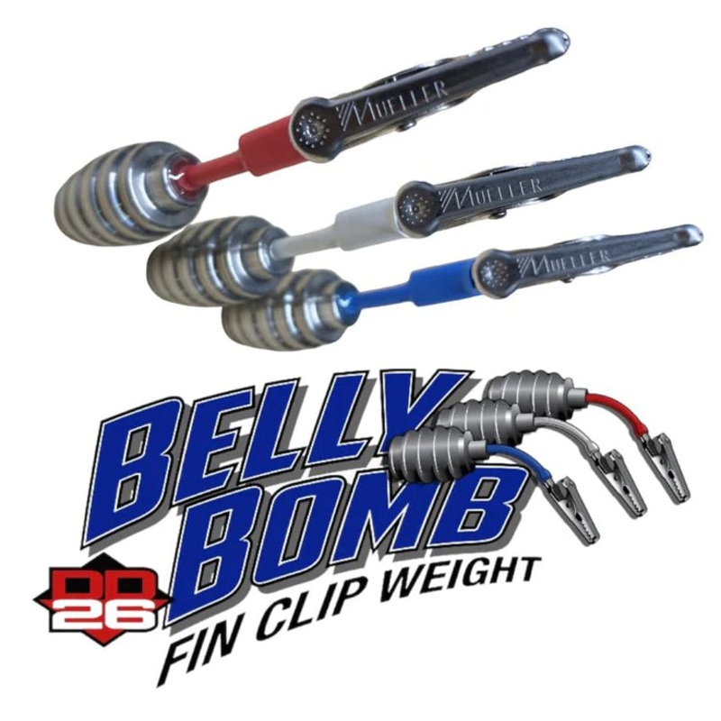 DD26 BELLY BOMB FIN CLIP WEIGHTS