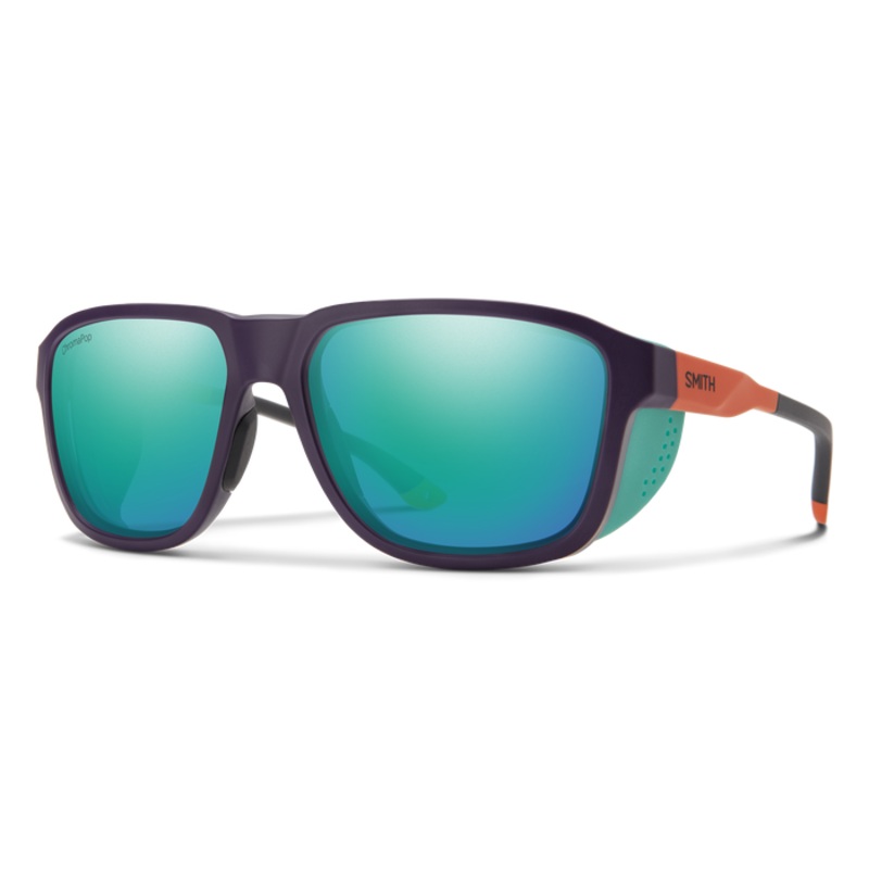 Smith Embark Sunglasses – Matte Purple Cinder Hi Viz Frame / ChromaPop Polarized Opal Mirror Lens