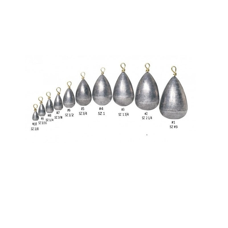 Water Gremlin Dipsey Swivel Bass Casting Sinkers