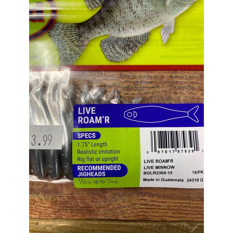 Bobby Garland Live Roam R 1.75 Live Minnow