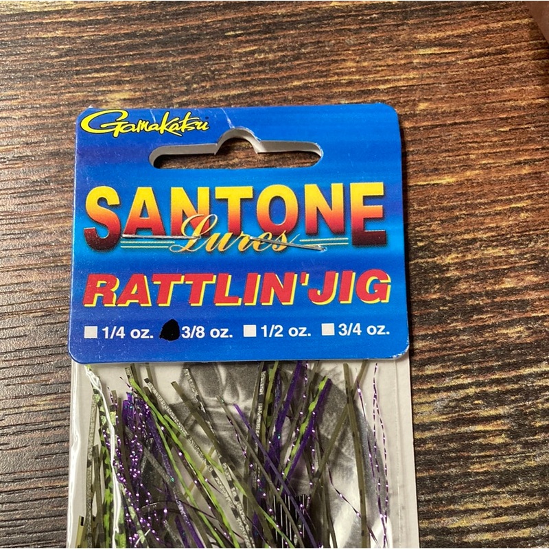 Santone Rattlin Jig 3/8 oz. Mexican Heather